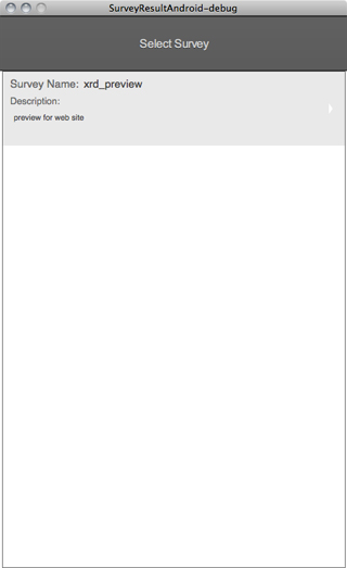 Survey Selection